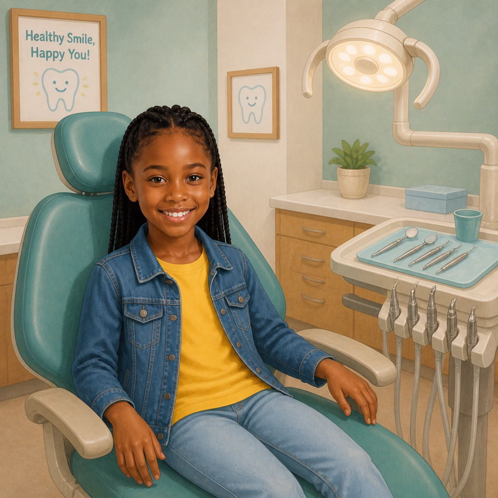 In the chair